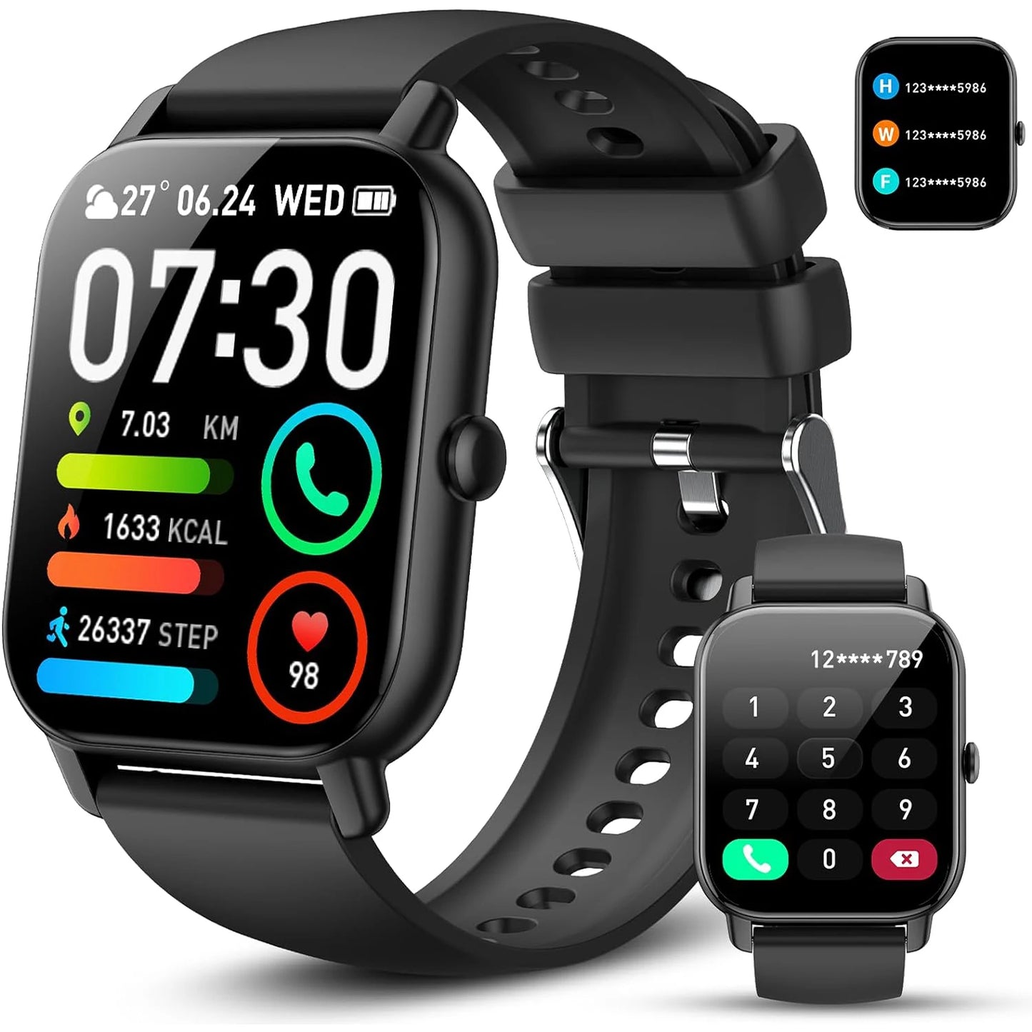 EmpowerSync AI Smart Watch Black